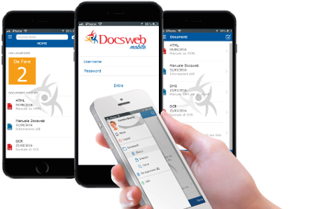 APP Docsweb Mobile, gestisci i documenti da smartphone