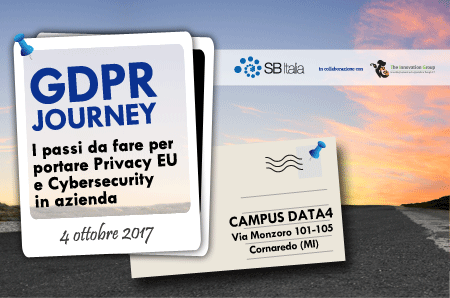 GDPR Journey. I passi da fare per portare Privacy EU e Cybersecurity in azienda