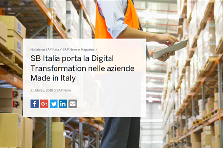 SB Italia porta la Digital Transformation nelle aziende Made in Italy!
