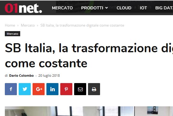 SB Italia - La trasformazione digitale come costante