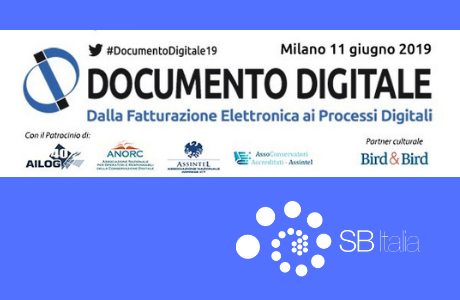 SB Italia partecipa a "Documento Digitale": Milano, 11 giugno 2019